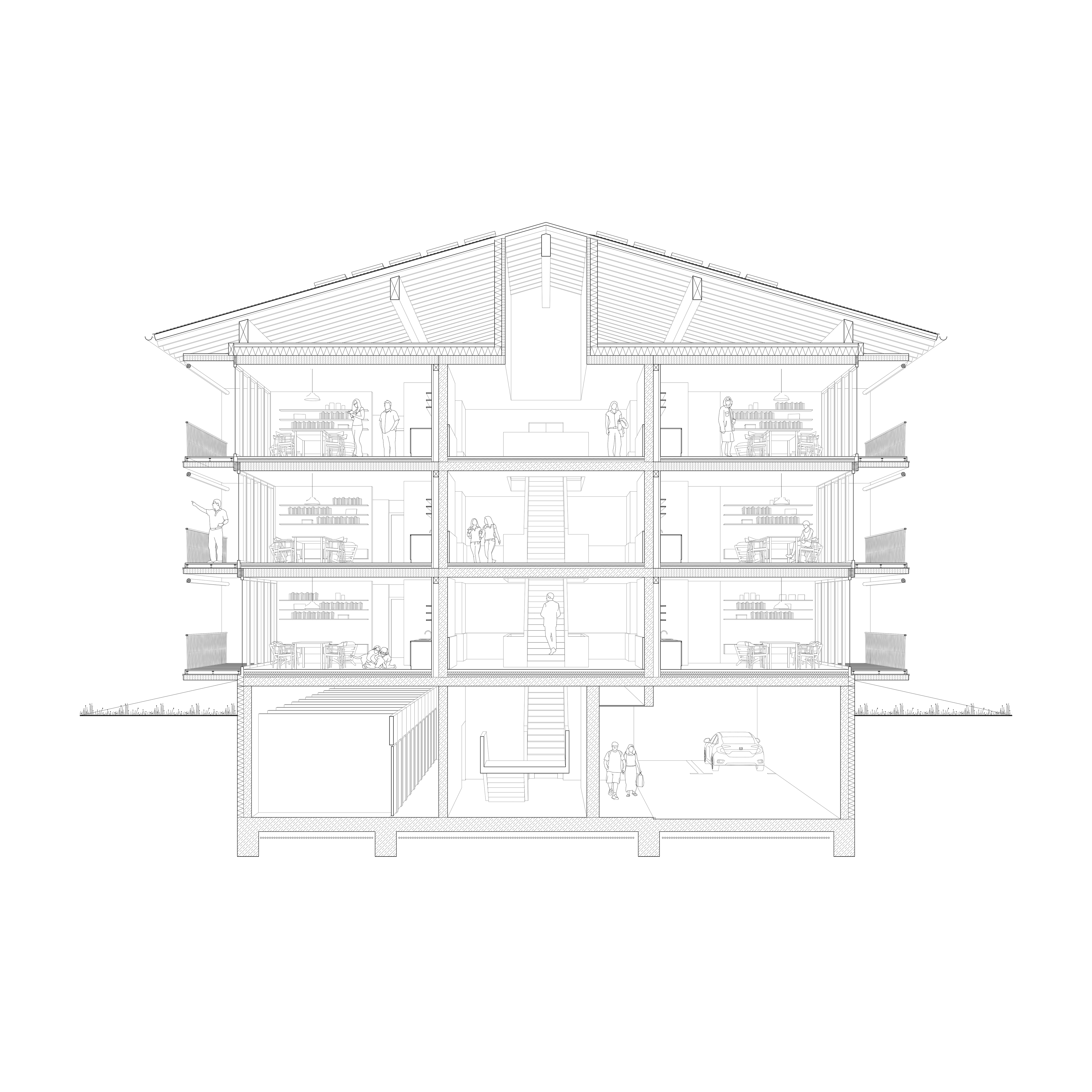 Architekturwettbewerb Sulzberg-Moosbach. LOA | Lars Otte Architektur