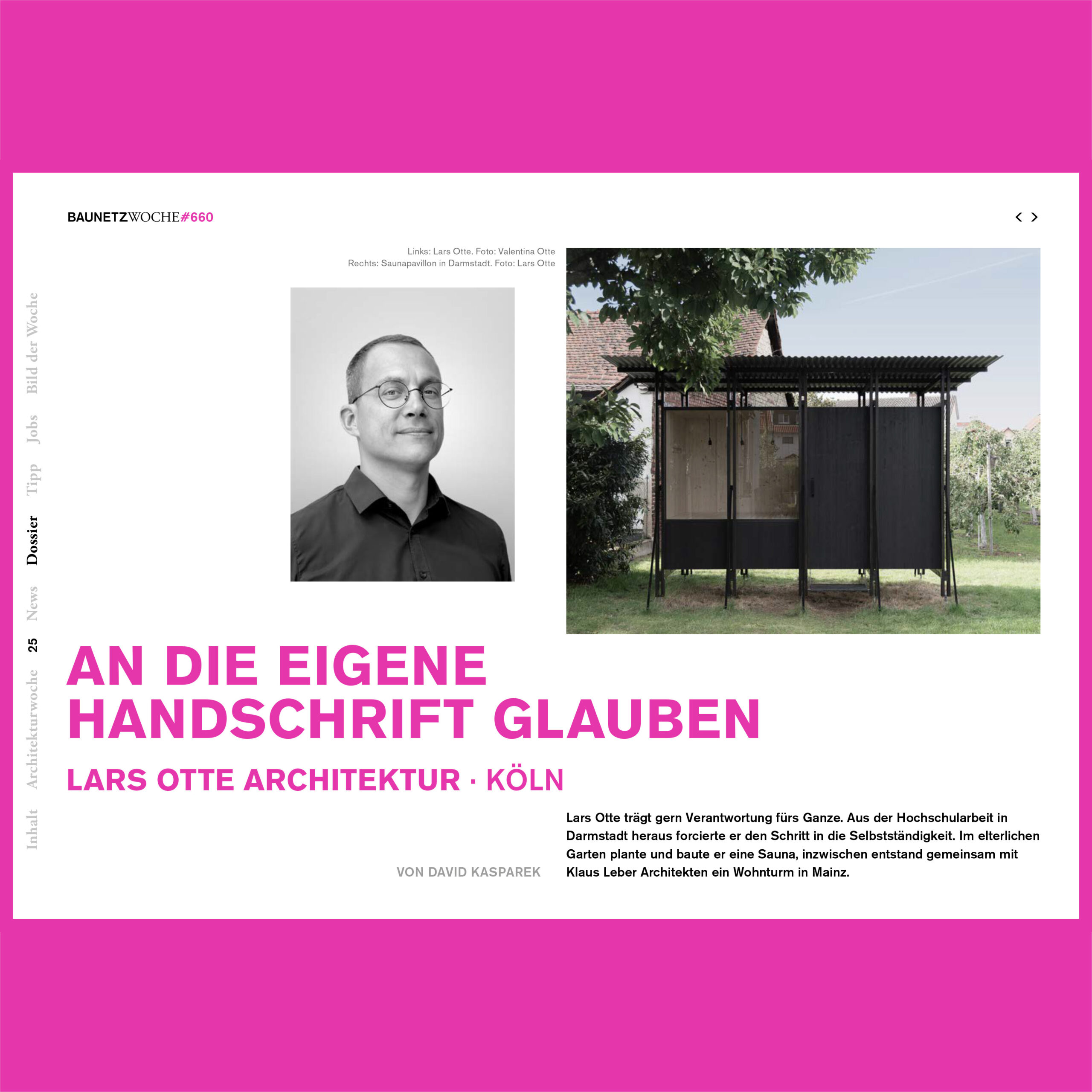 Baunetzwoche LOA | Lars Otte Architektur BDA